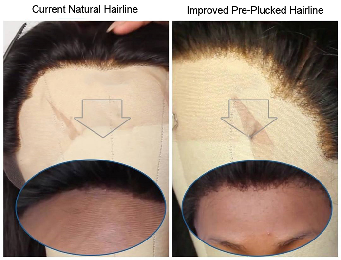 Improved Pre-Plucked Hairline 